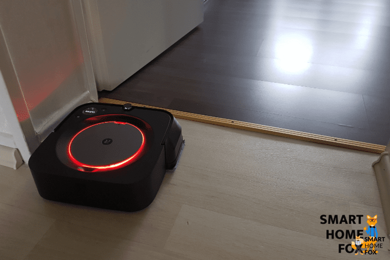 robot laveur irobot braava jet m6 anneau lumineux led